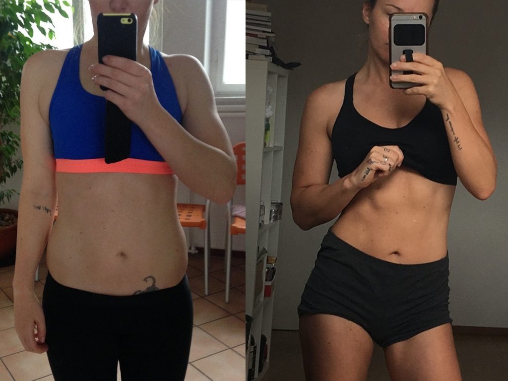 Avant/apres miha bodytec femme